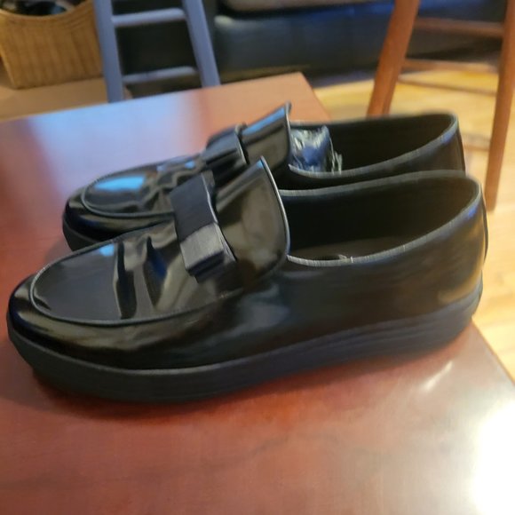 Marc Nolan Godfret black leather Belgian loafer size 13 main image 7